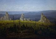 Carl Gustav Carus The Three Stones in the Giant Mountains oil